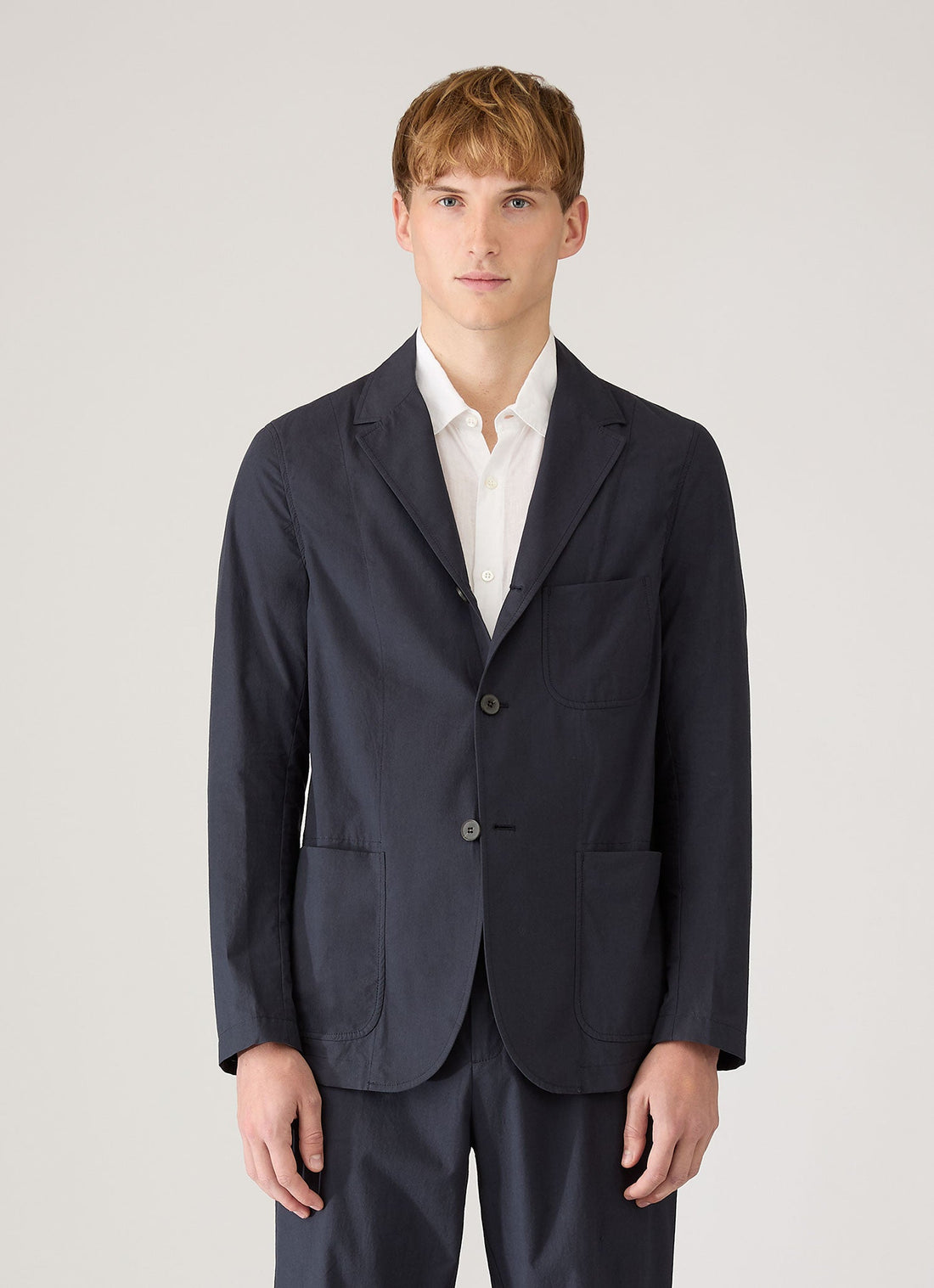 Blazer aus leichter Baumwolle Popeline