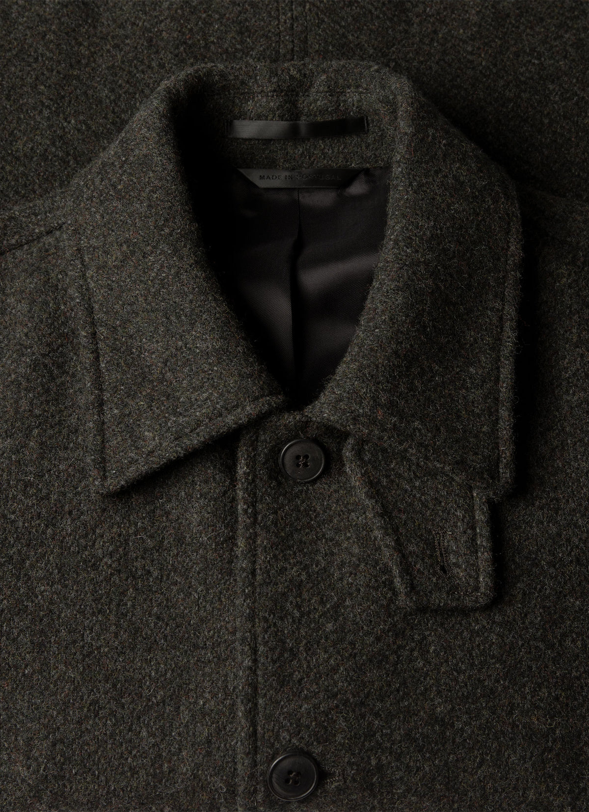 Men's Tweed Field Jacket in Loden Green