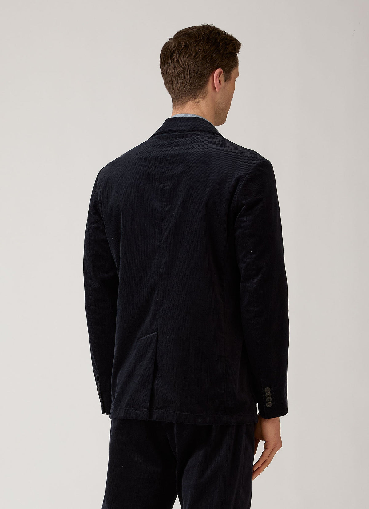 Men's Corduroy Blazer in Navy