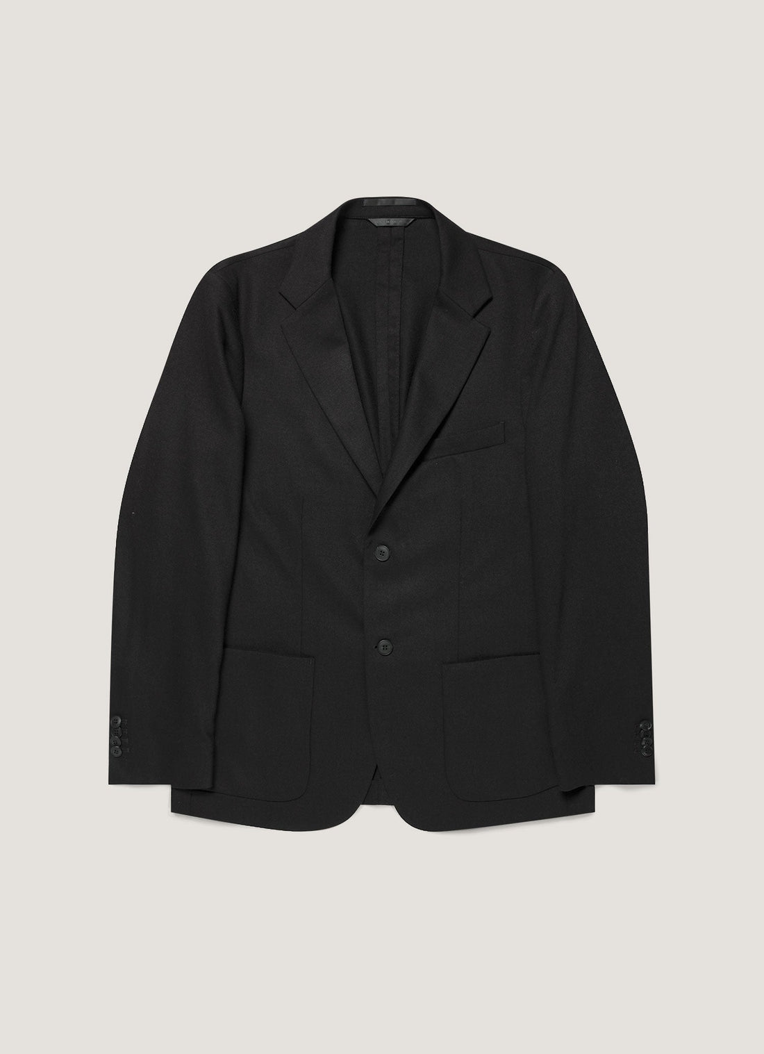 Flanell-Blazer aus Wolle und Kaschmir
