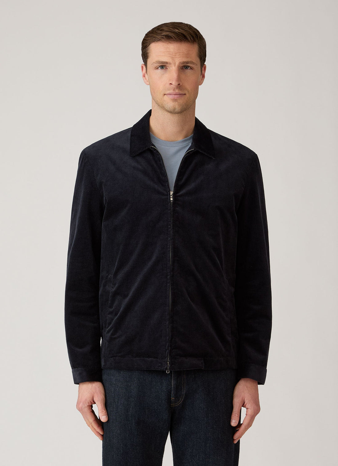 Harrington-Jacke aus Cord