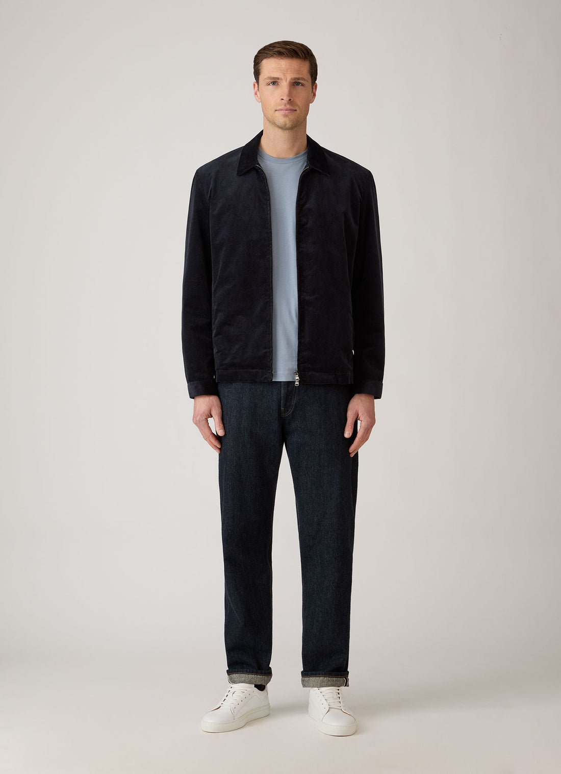 Harrington-Jacke aus Cord