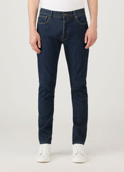 Men's Slim Fit Jeans in Rinse Wash Denim