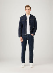 Men's Slim Fit Jeans in Rinse Wash Denim