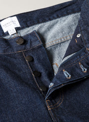 Men's Slim Fit Jeans in Rinse Wash Denim