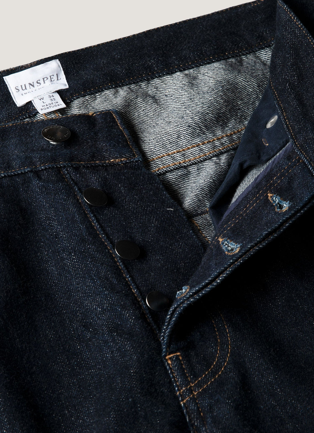 Men's Japanese Selvedge Denim Jean in Denim Rinse Wash