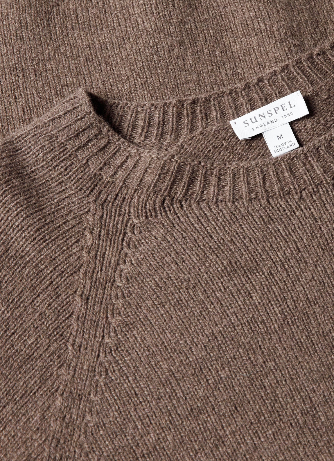 Men's Lambswool Crew Neck Jumper in Cedar