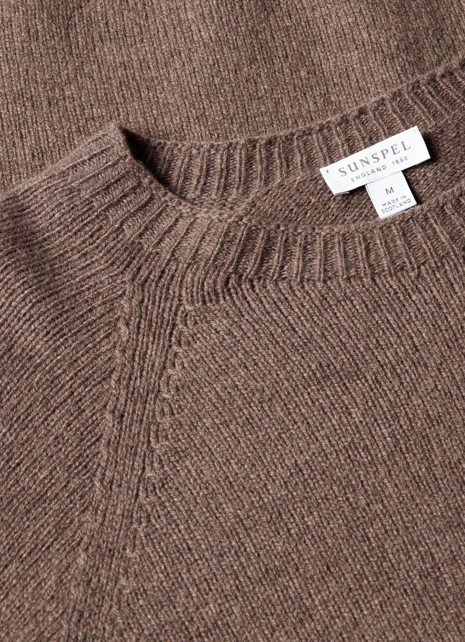 Men's Lambswool Crew Neck Jumper in Cedar