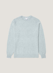Men's Lambswool Crew Neck Jumper in Haar