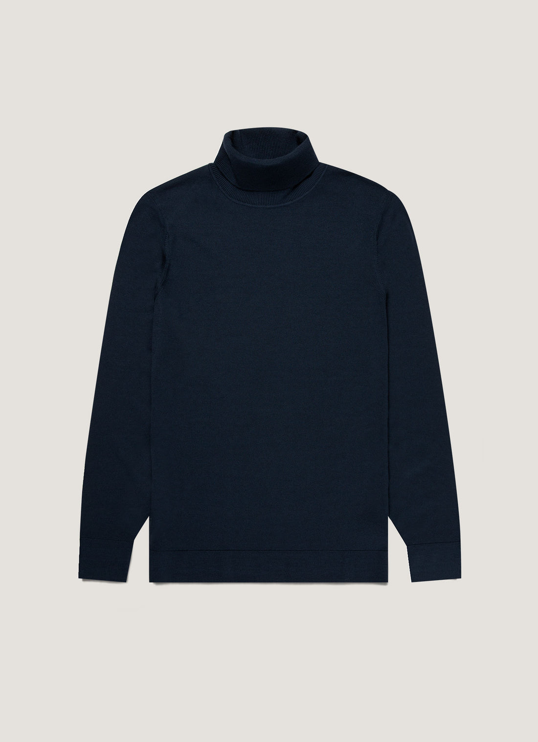Rollkragenpullover aus extrafeiner Merinowolle