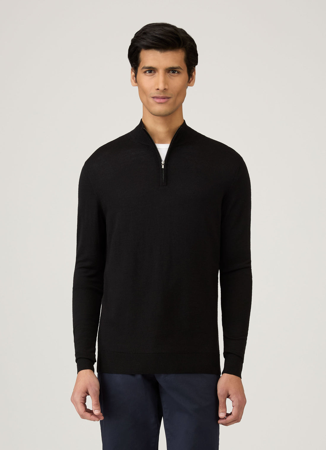 Extra-Fine Merino Half Zip Jumper