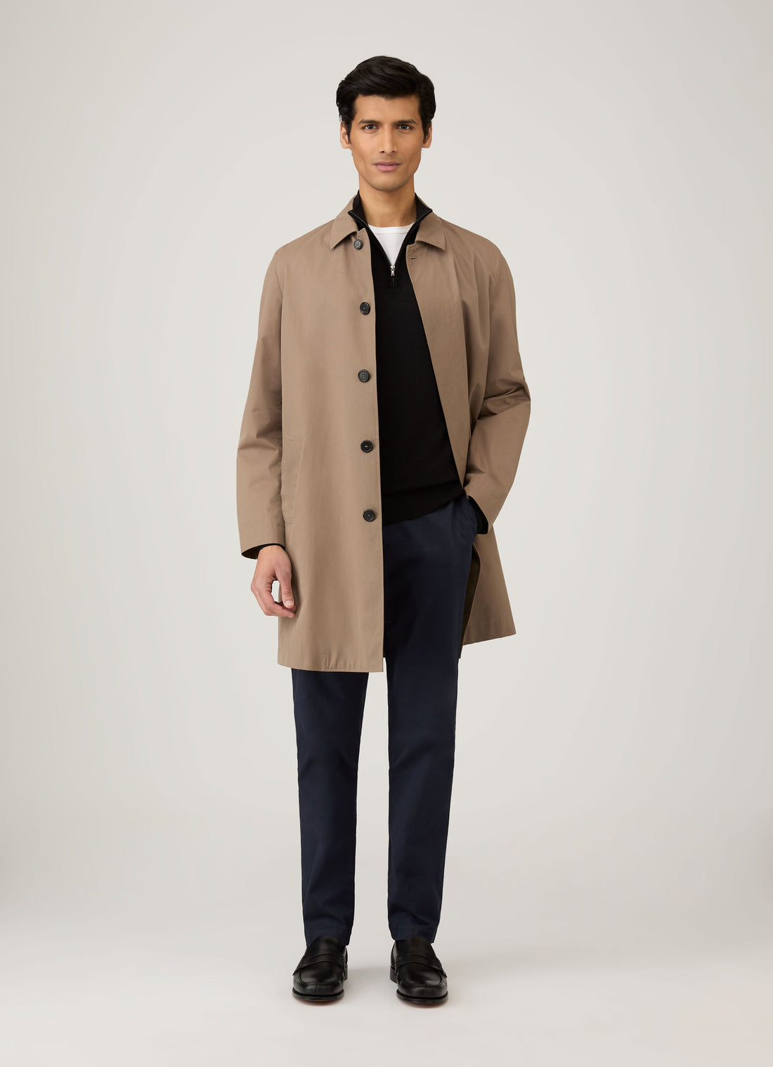 Extra-Fine Merino Half Zip Jumper