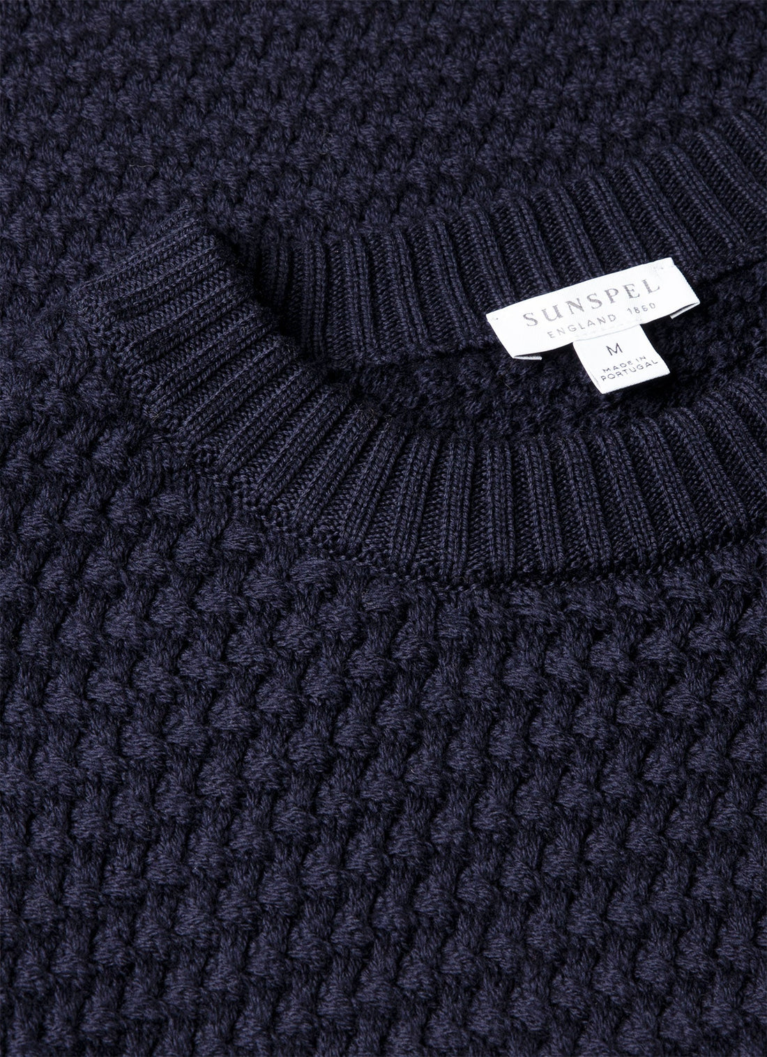 Merinowollpullover mit Korbflechtmuster