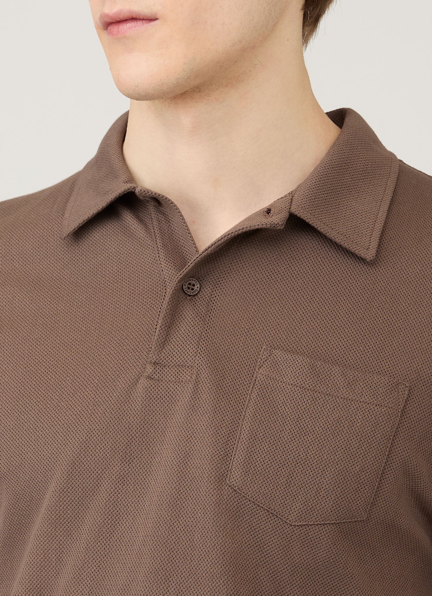 Men's Riviera Polo Shirt in Bark