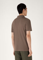 Men's Riviera Polo Shirt in Walnut