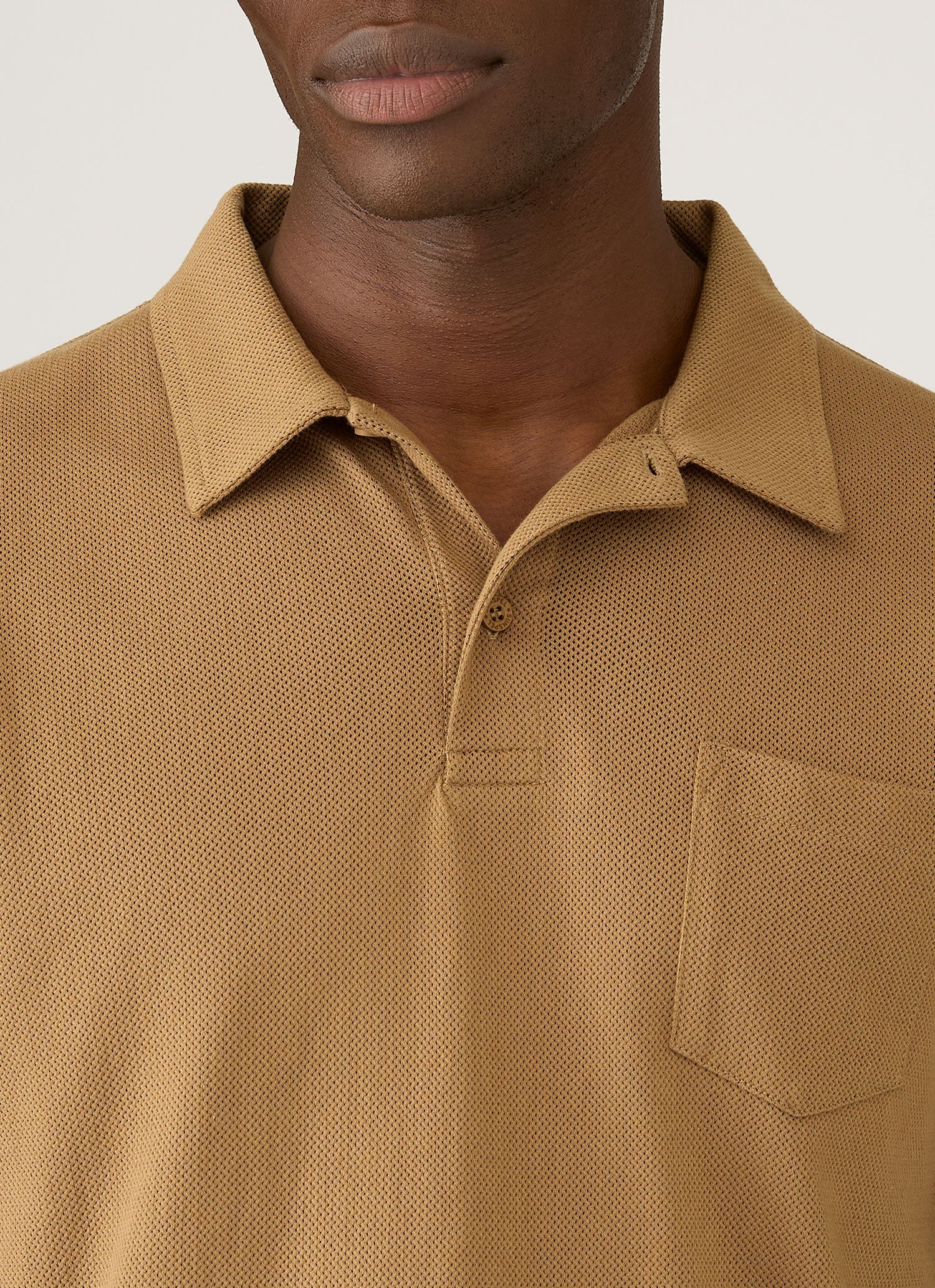 Men's Riviera Polo Shirt in Walnut