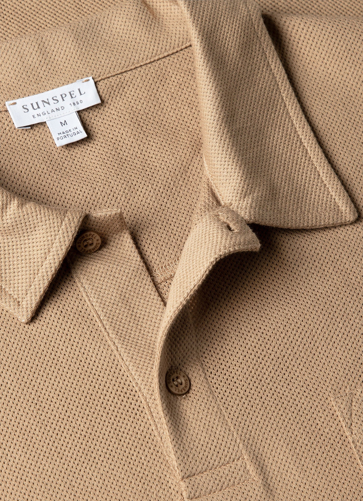 Men's Riviera Polo Shirt in Dark Beige