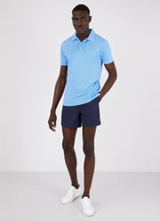 Men's Riviera Polo Shirt in Mid Blue