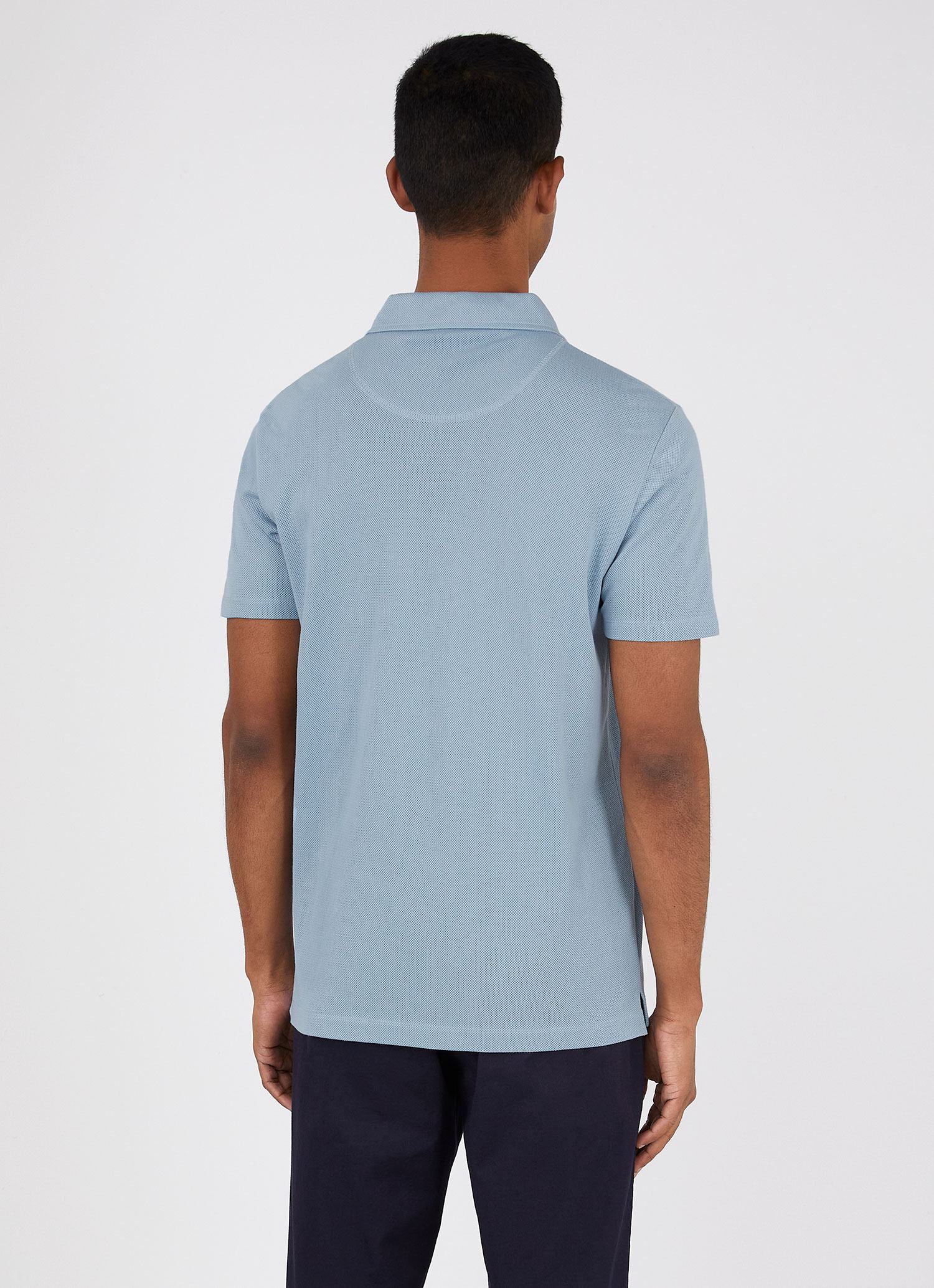 Men's Riviera Polo Shirt in Blue Mist