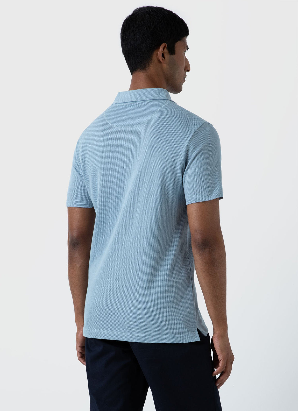 Men's Riviera Polo Shirt in Sky Blue