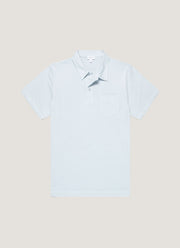 Men's Riviera Polo Shirt in Pastel Blue