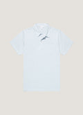 Men's Riviera Polo Shirt in Pastel Blue
