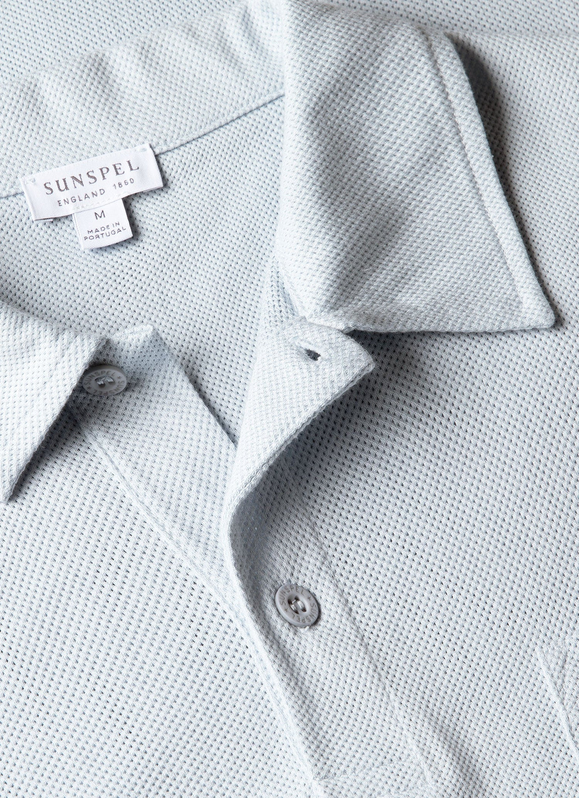 Men's Riviera Polo Shirt in Pastel Blue