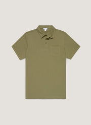 Men's Riviera Polo Shirt in Sea Moss