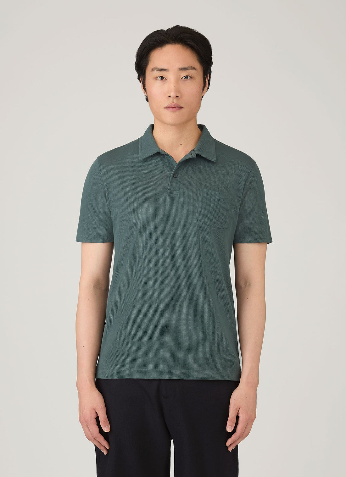 Men's Riviera Polo Shirt in Dark Petrol