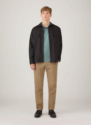 Men's Riviera Polo Shirt in Steel Green