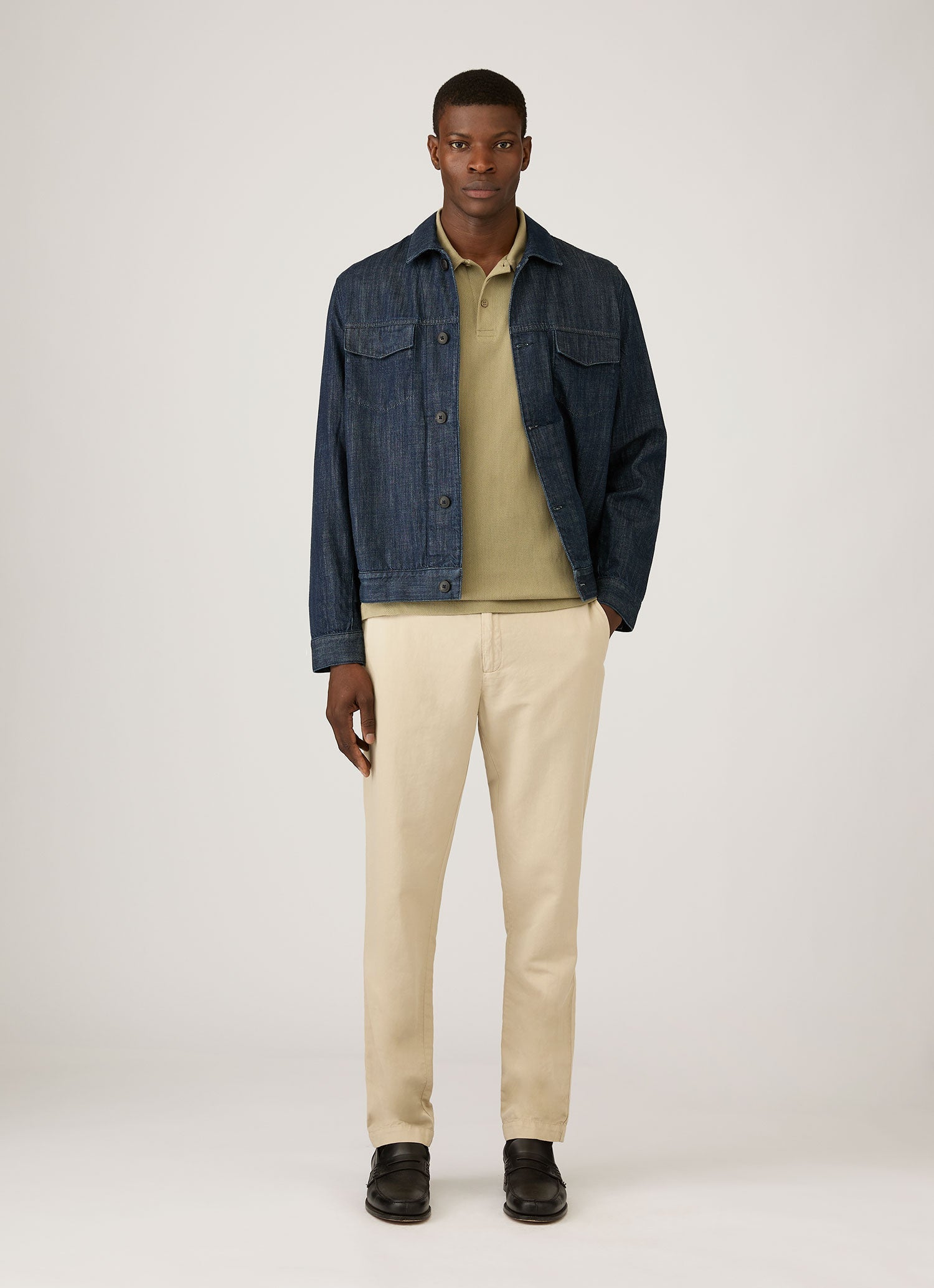 Men's Riviera Polo Shirt in Pistachio