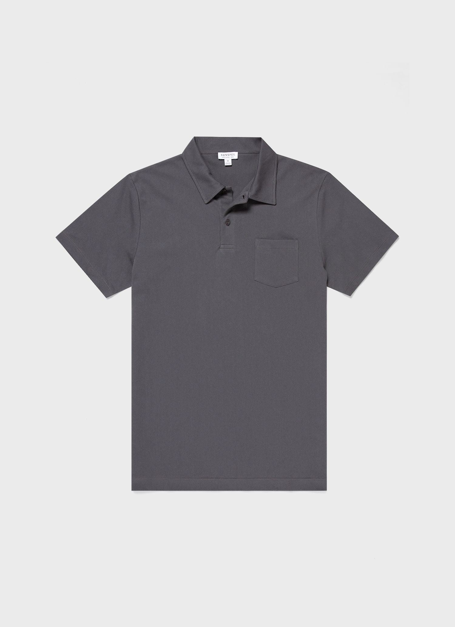 Men's Riviera Polo Shirt in Lead