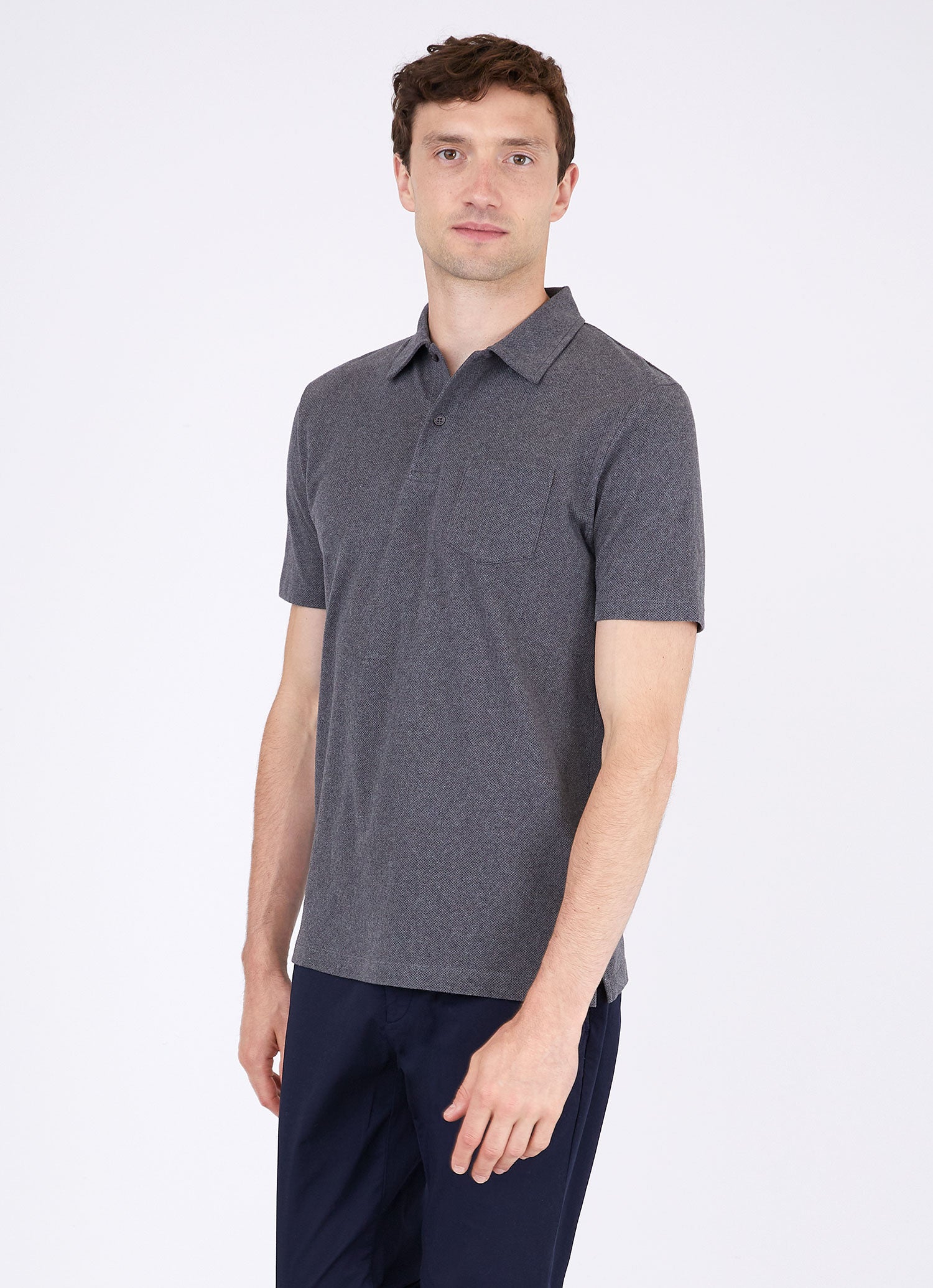 Men's Riviera Polo Shirt in Spectral Grey