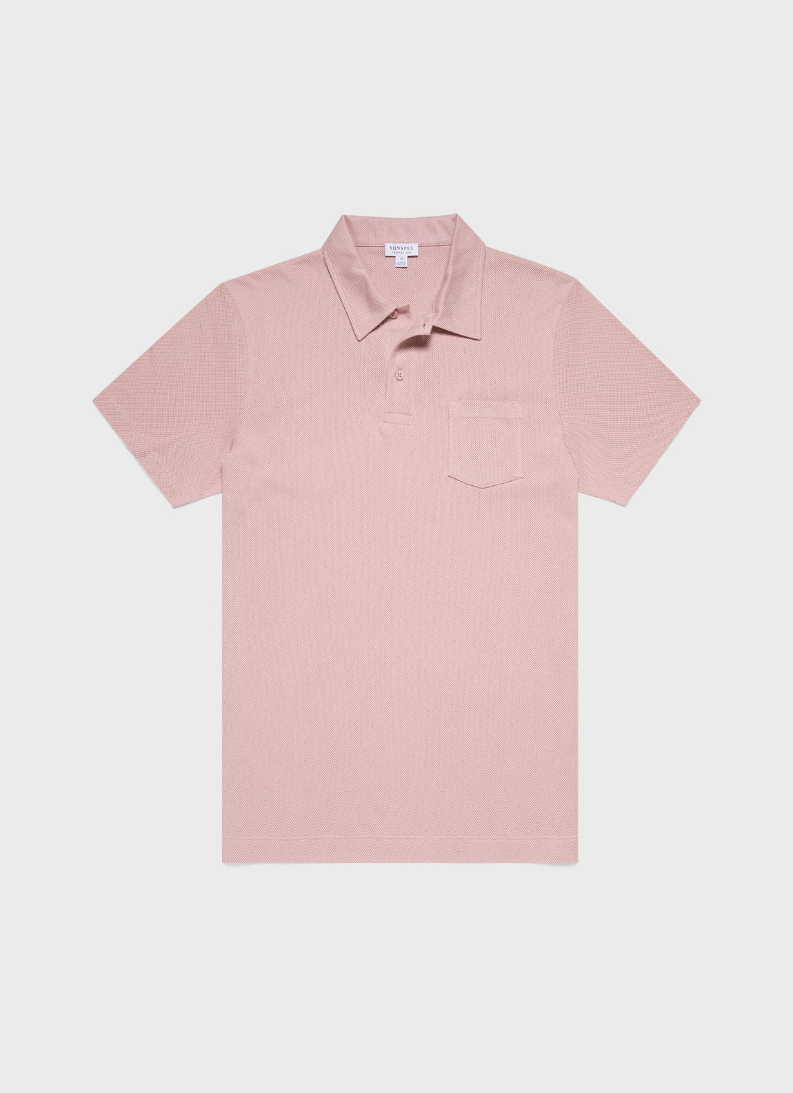 Men's Riviera Polo Shirt in Shell Pink