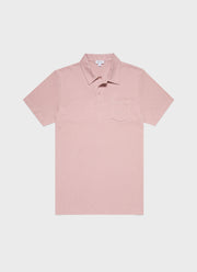 Men's Riviera Polo Shirt in Shell Pink