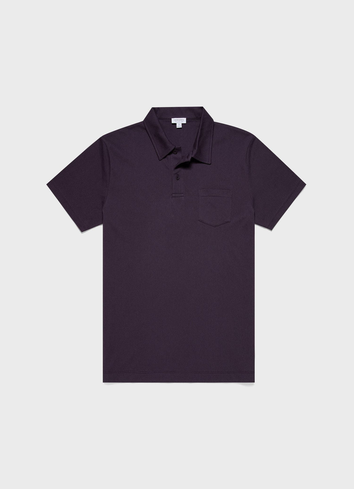 Men's Riviera Polo Shirt in Dark Plum