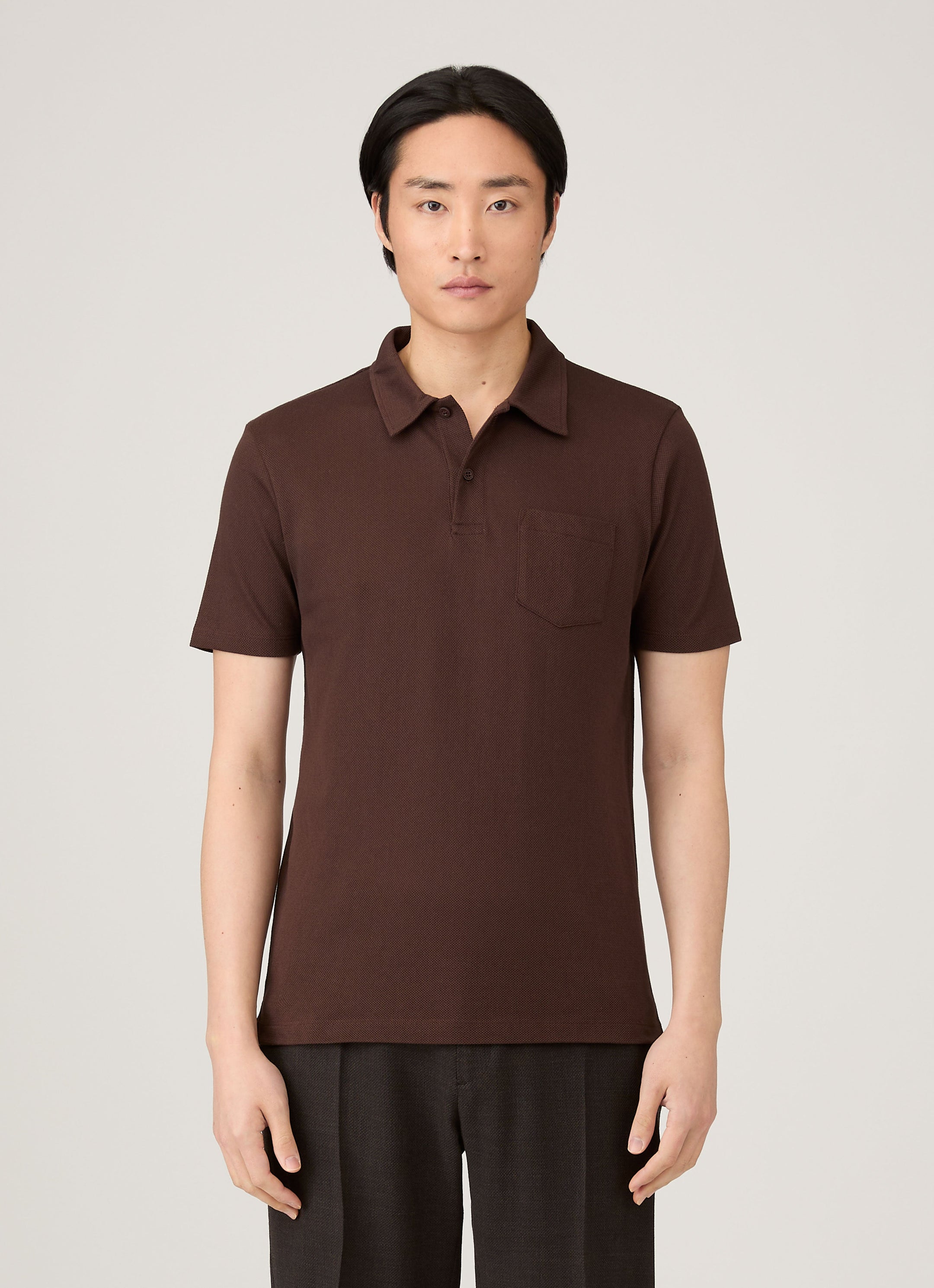 Men's Riviera Polo Shirt in Bakelite