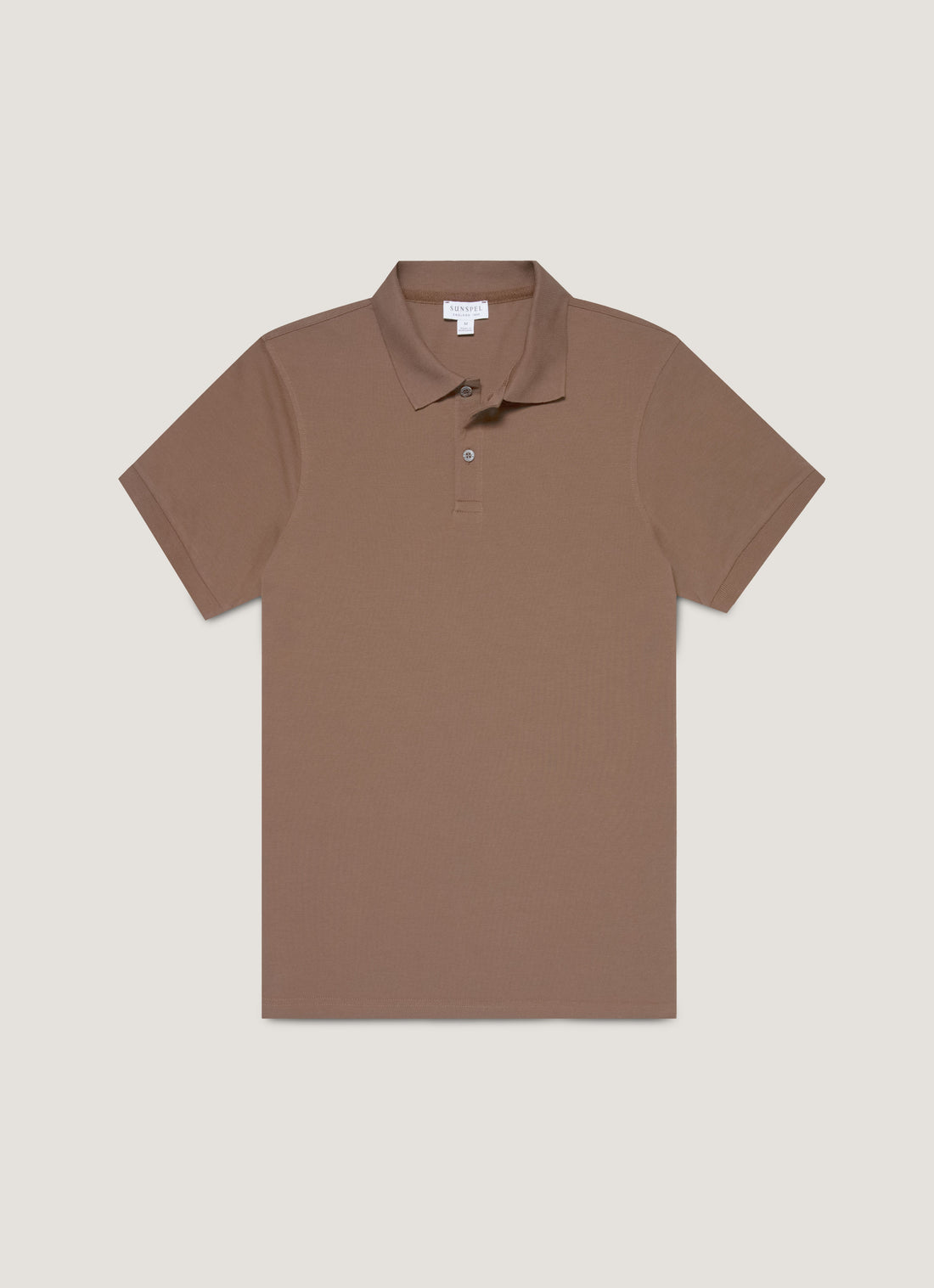 Men's Piqué Polo Shirt in Bark