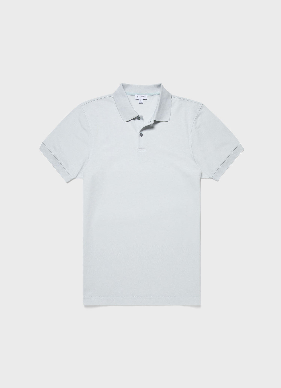 Men's Piqué Polo Shirt in Winter Sky