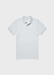 Men's Piqué Polo Shirt in Winter Sky