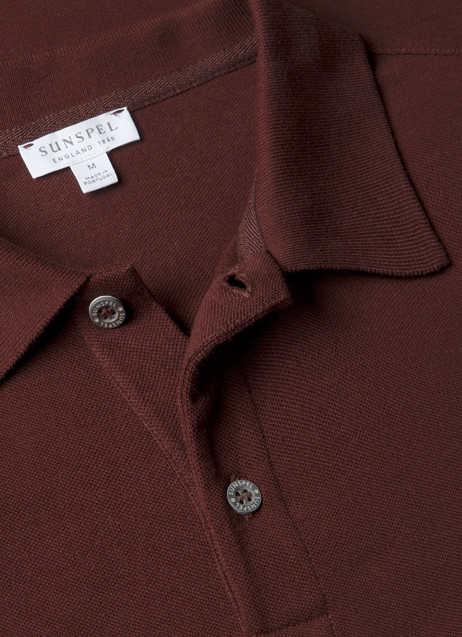 Men's Piqué Polo Shirt in Bakelite