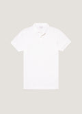 Men's Piqué Polo Shirt in White