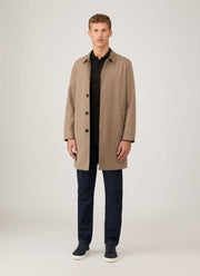 Men's Riviera Long Sleeve Polo Shirt in Black