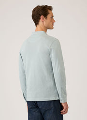 Men's Long Sleeve Riviera Polo Shirt in Haar
