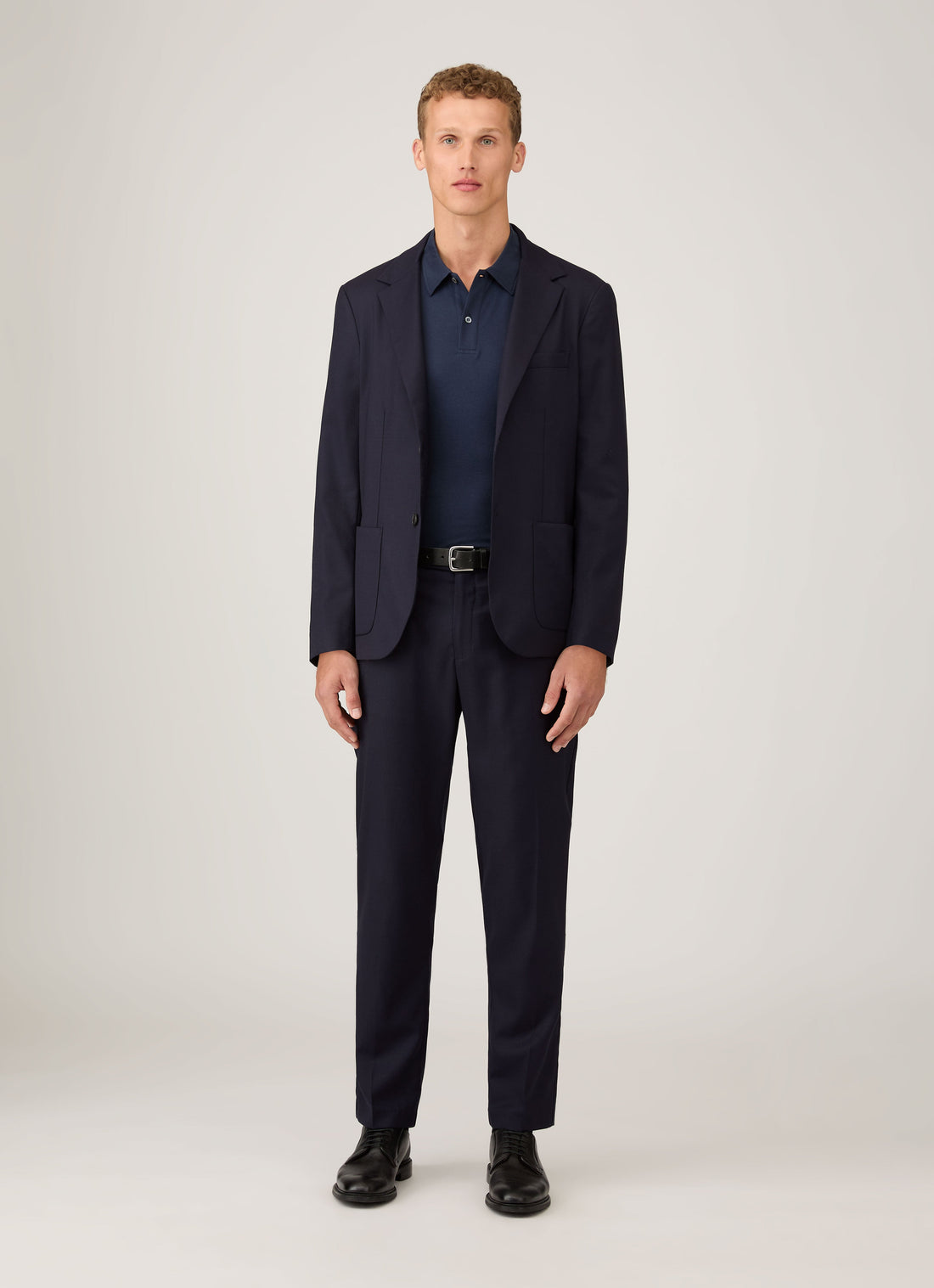 Jersey Polohemd aus Sea Island Baumwolle