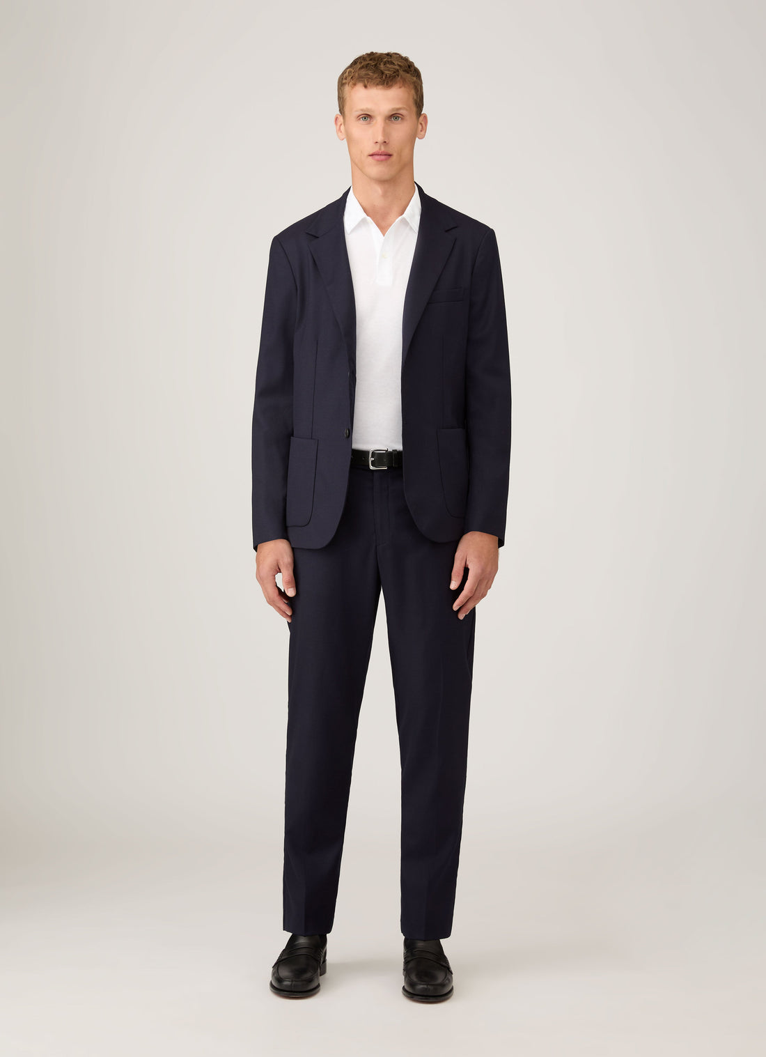 Jersey Polohemd aus Sea Island Baumwolle