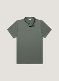 Men's Classic Jersey Polo Shirt in Dusk Green