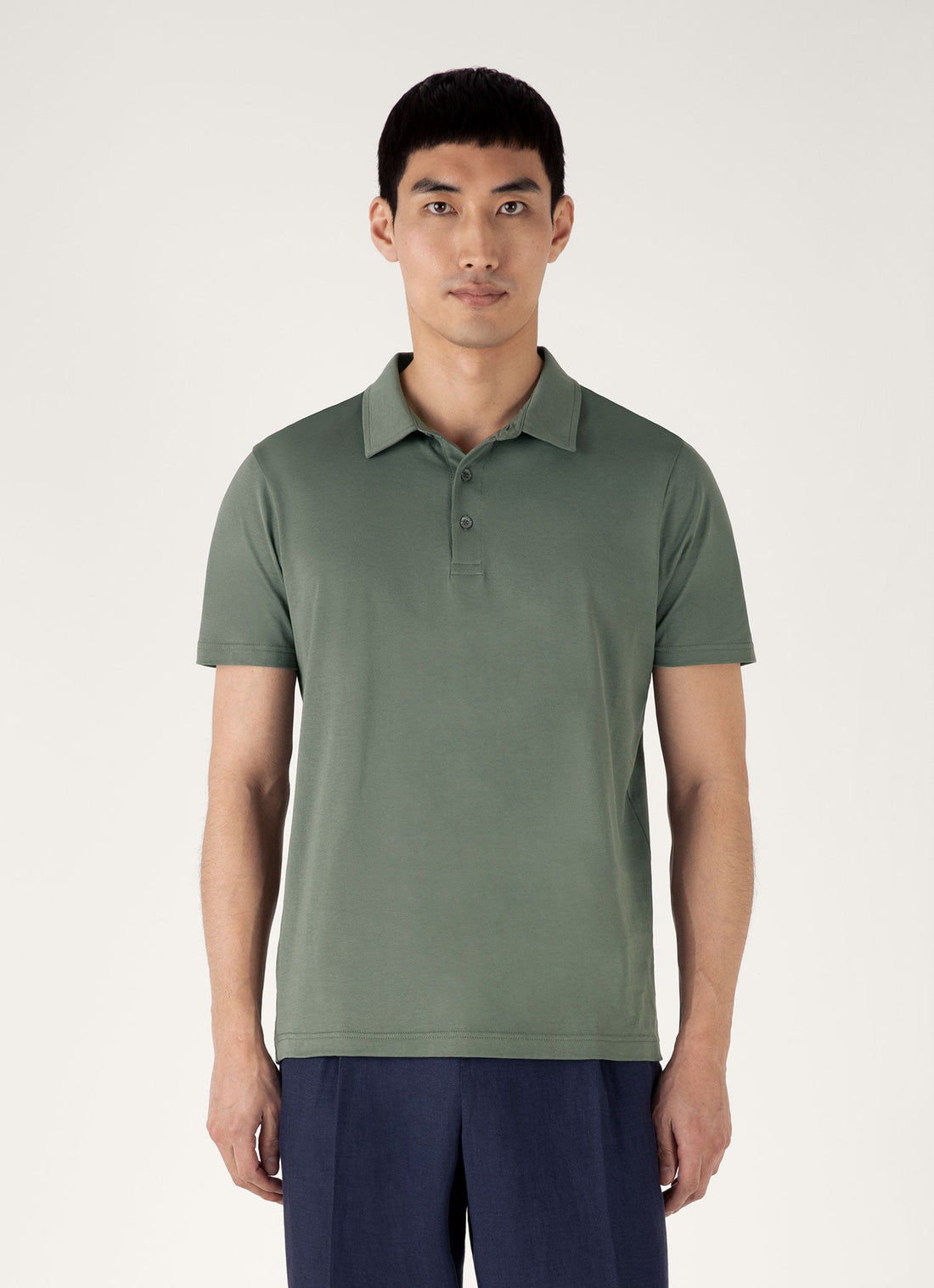 Klassisches Jersey Polohemd