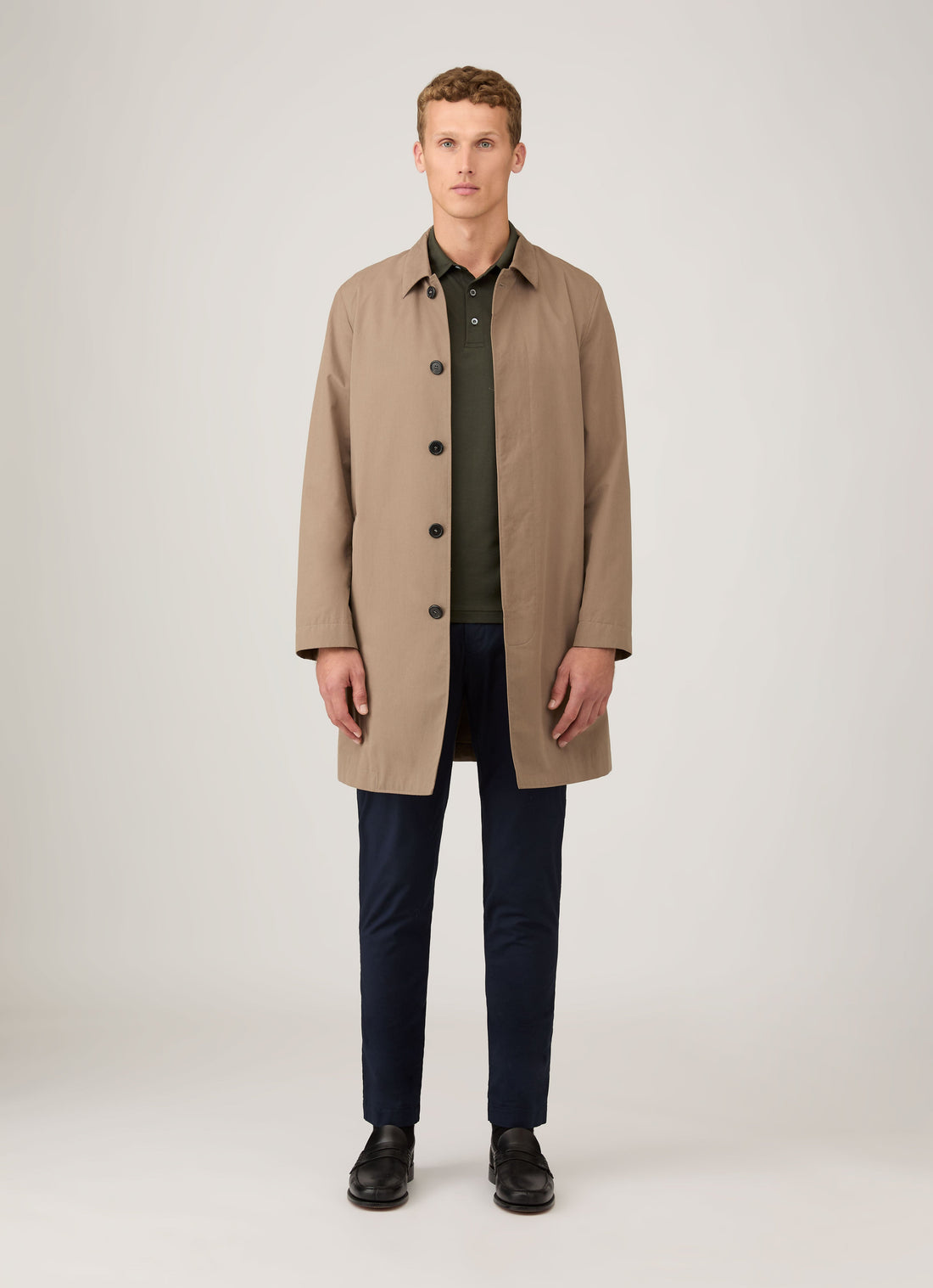 Men's Classic Jersey Polo Shirt in Dark Green