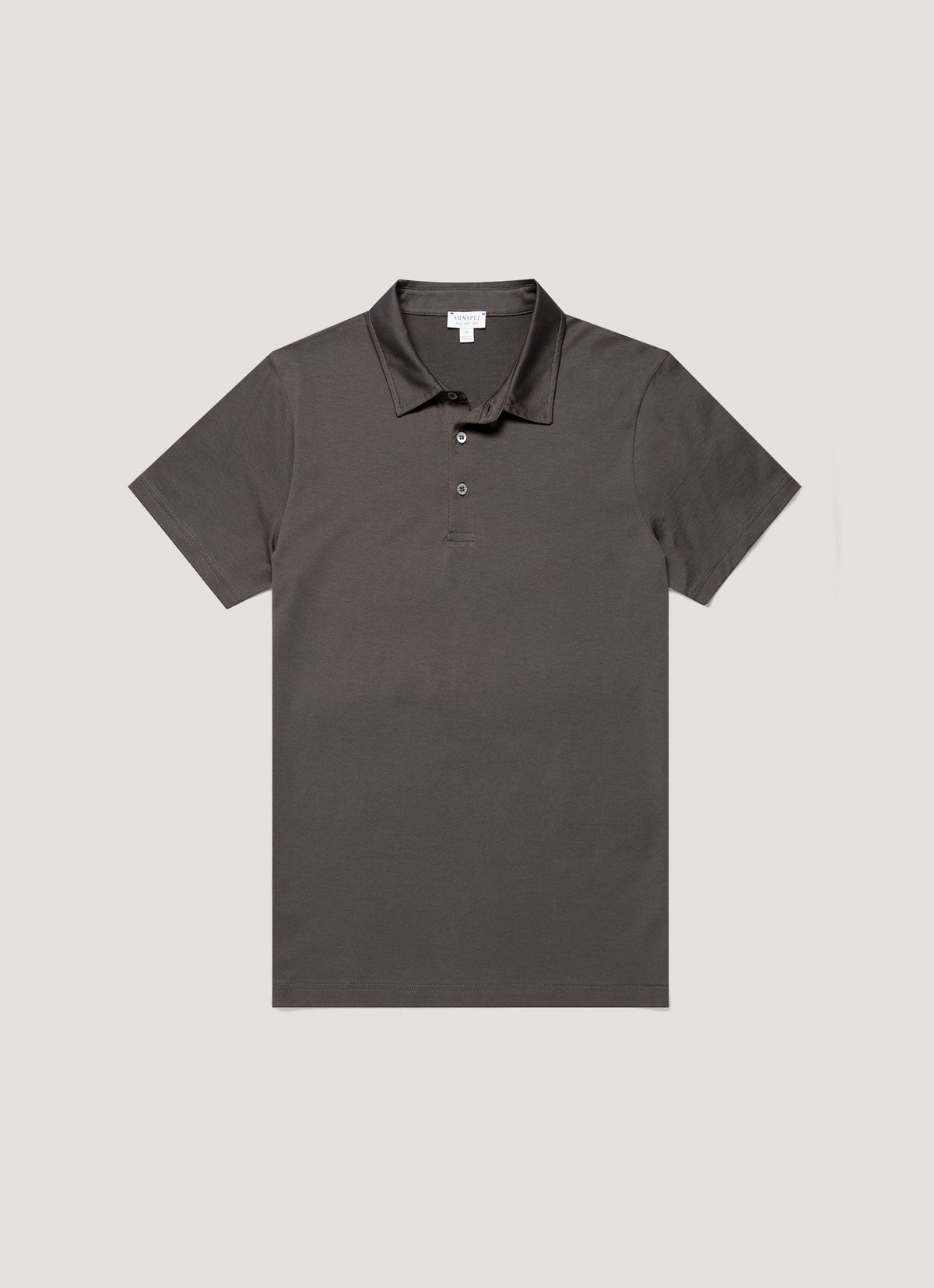 Men's Classic Jersey Polo Shirt in Anthracite